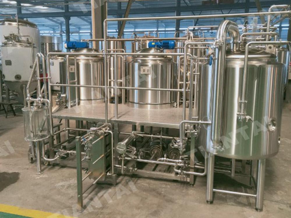 Korea 300L 3 vessel micro beer brewing equipment